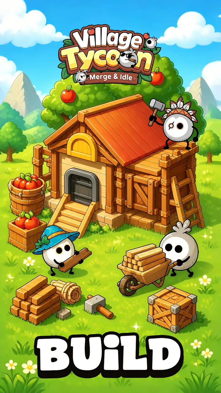 Village Tycoon: Merge & Idle Screenshot 2