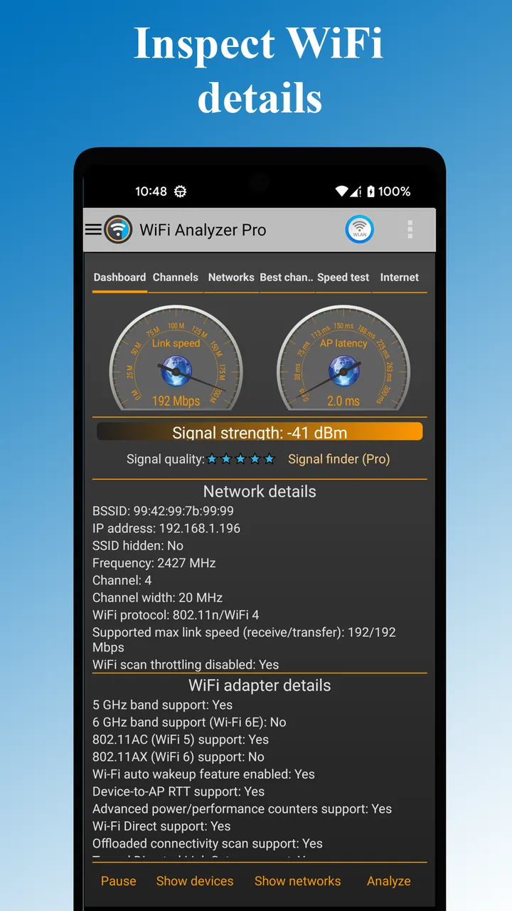 WiFi Analyzer Pro Screenshot 3