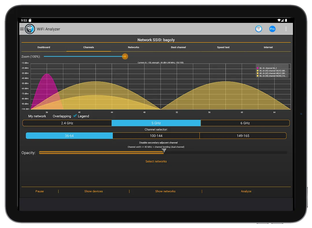 WiFi Analyzer Pro Screenshot 8