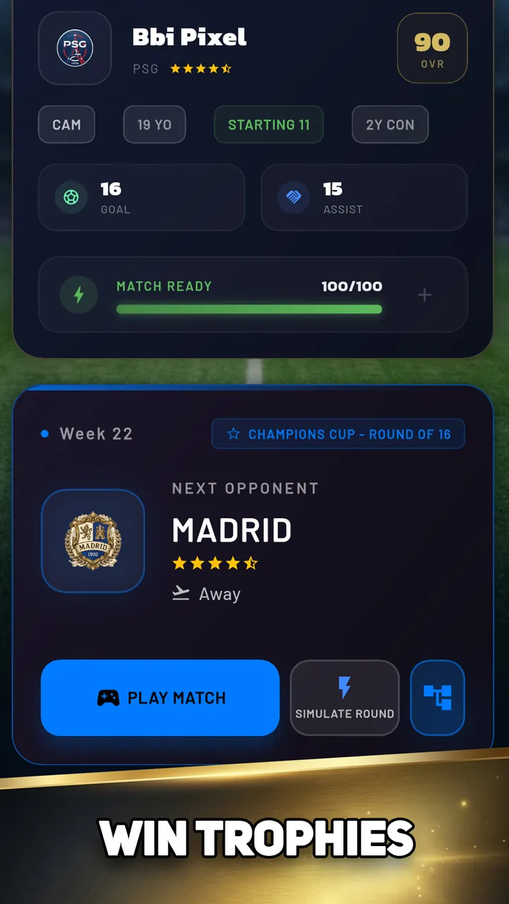 Wonderkid: Football Career Sim Screenshot 7