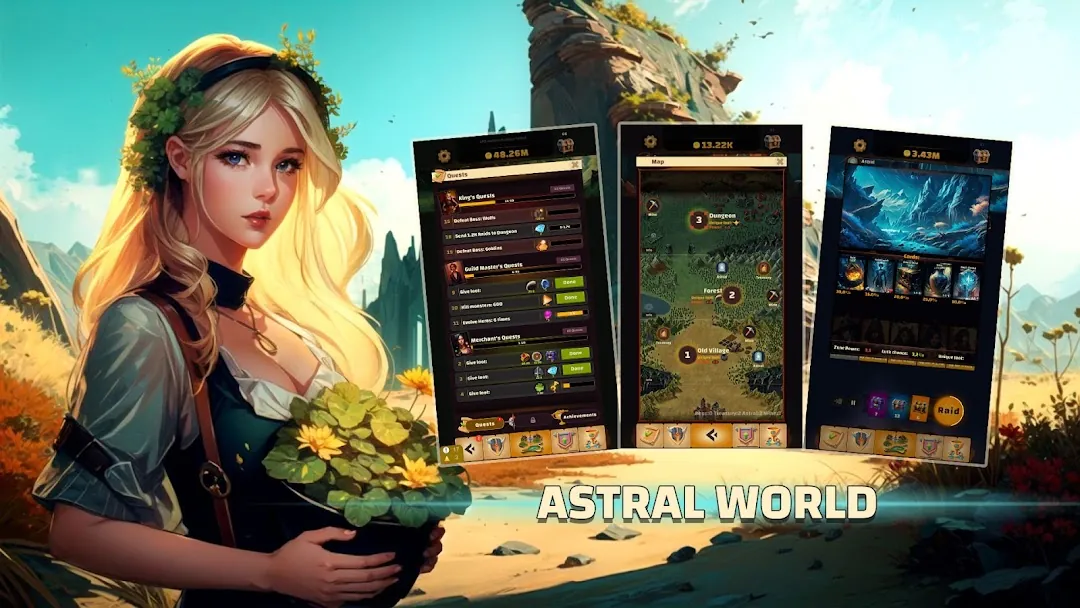 Astral Cards: Idle Card Game Screenshot 3