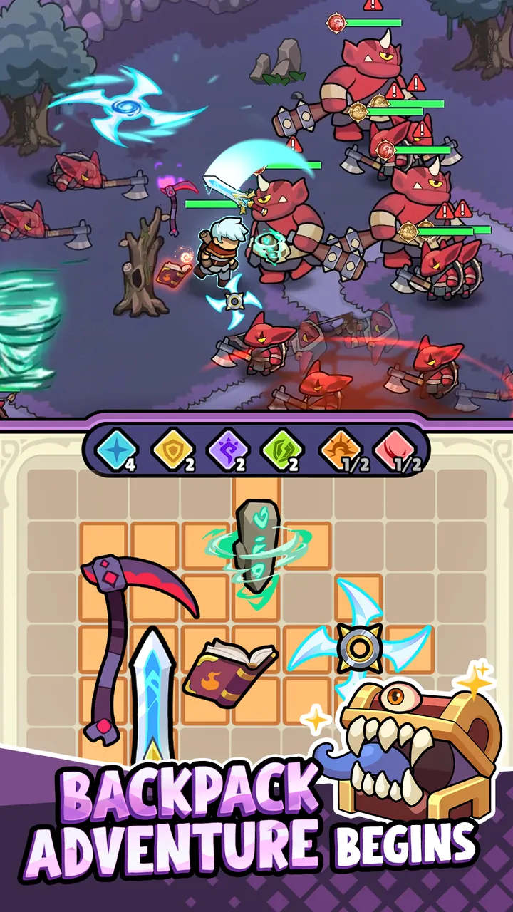 Backpack Legends Adventure RPG Screenshot 2