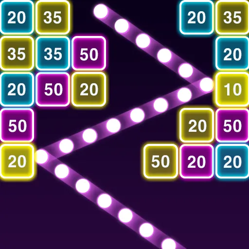Brick Breaker Glow Screenshot 1