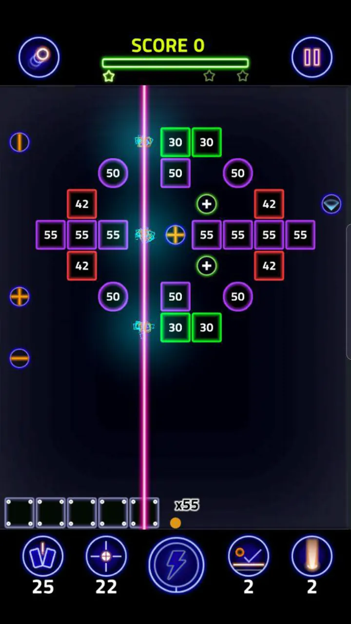 Brick Breaker Glow Screenshot 3