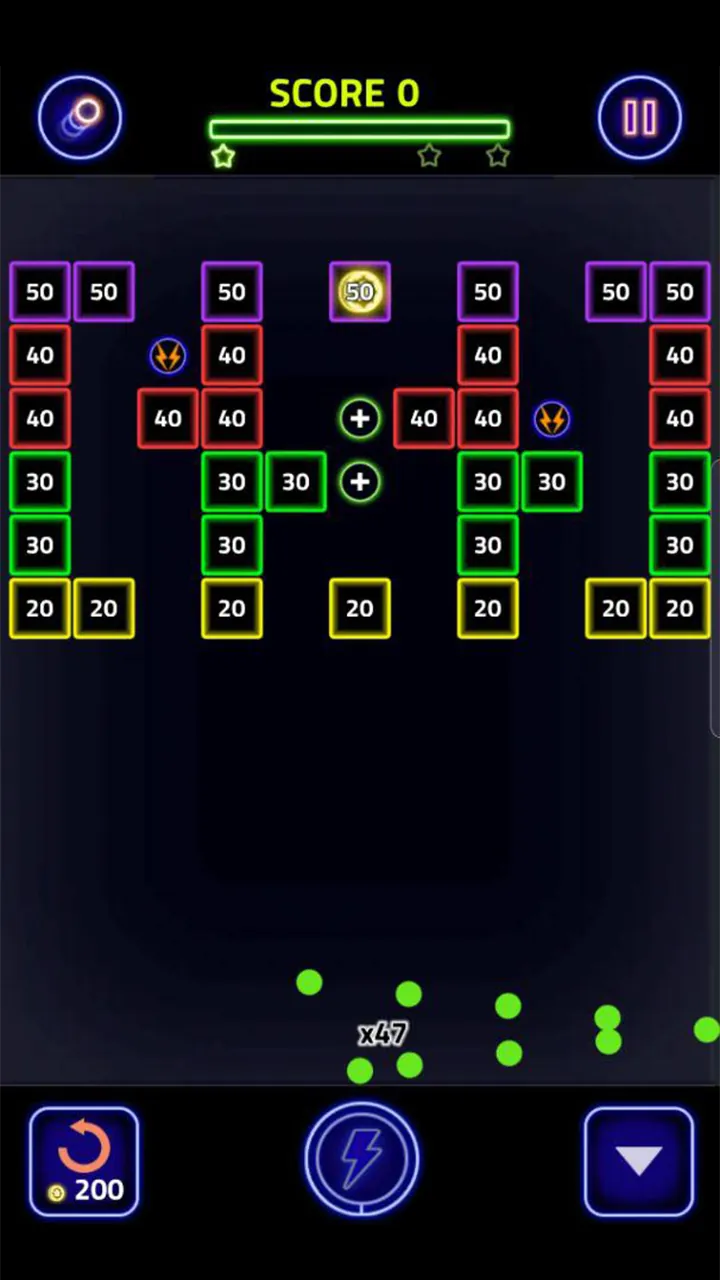Brick Breaker Glow Screenshot 8