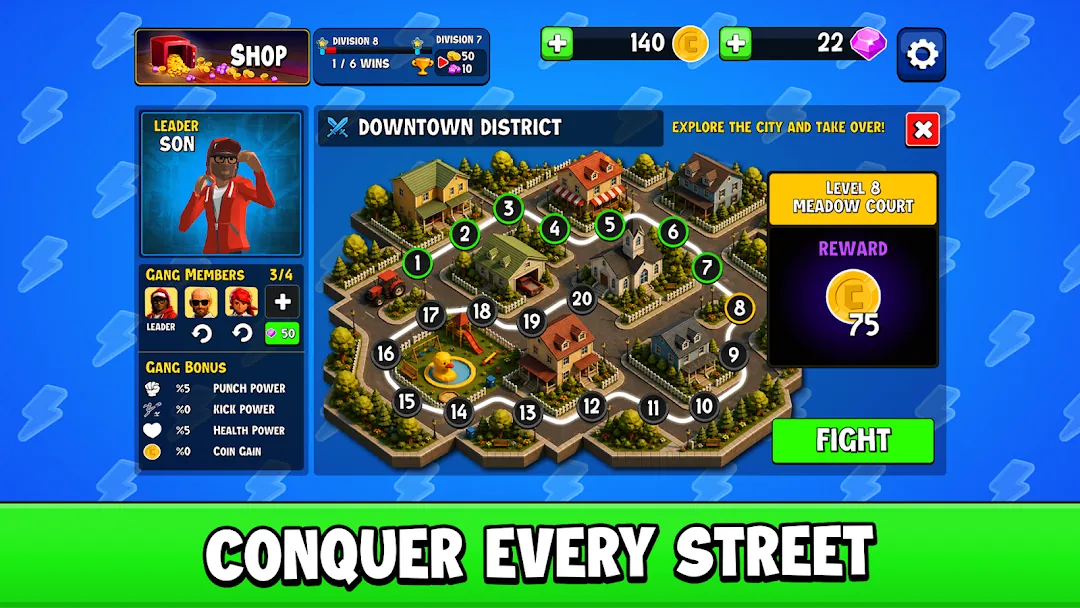 City Fighter vs Street Gang Screenshot 6