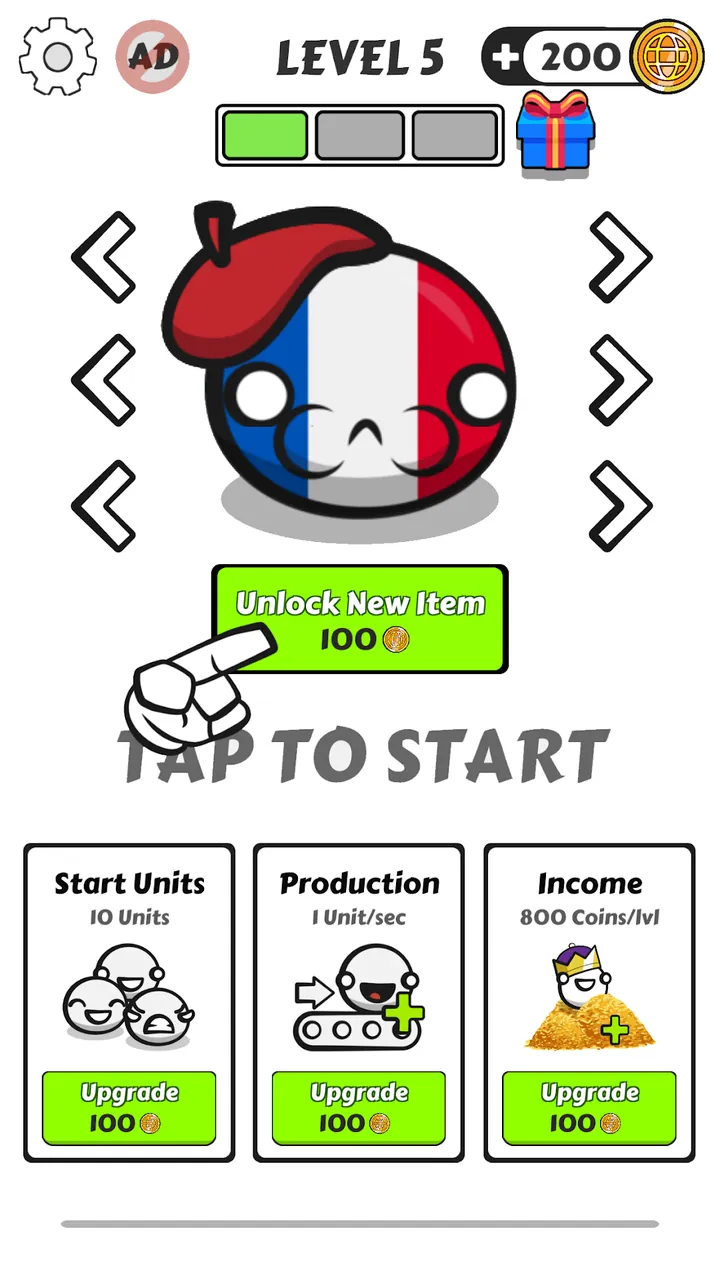 Country Balls Io: Battle Arena Screenshot 3