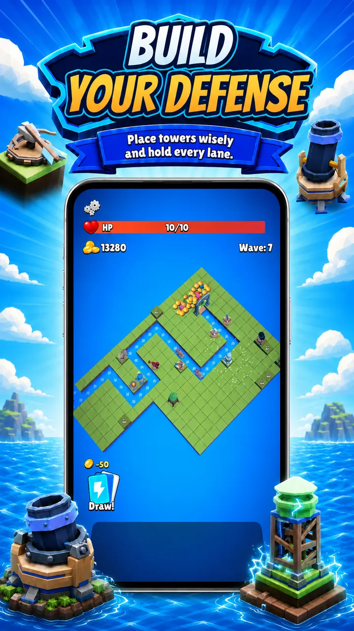 Endless Island TowerDefense Screenshot 2