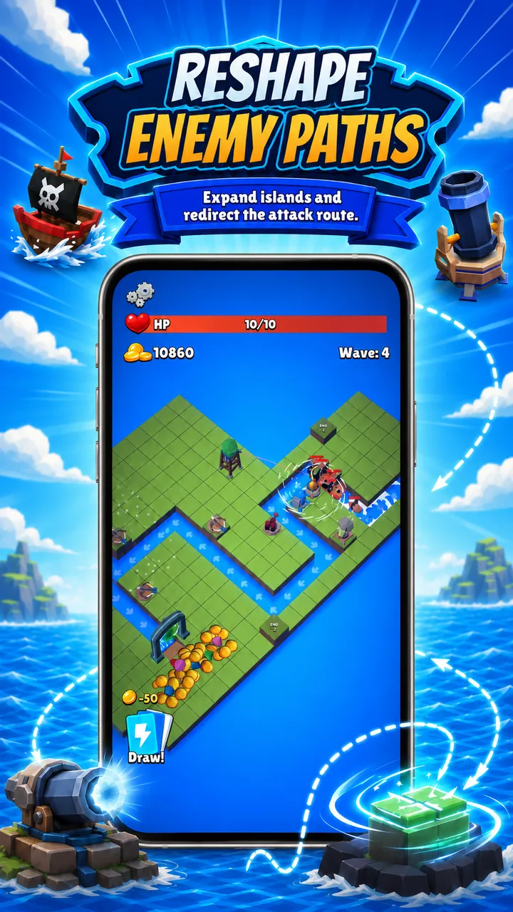 Endless Island TowerDefense Screenshot 3