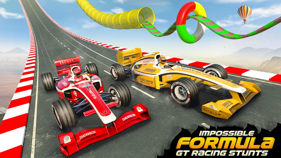 Formula Car Racing Stunts Ramp Screenshot 2