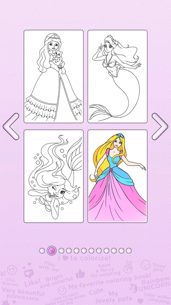 Girls Coloring Book for Girls Screenshot 4