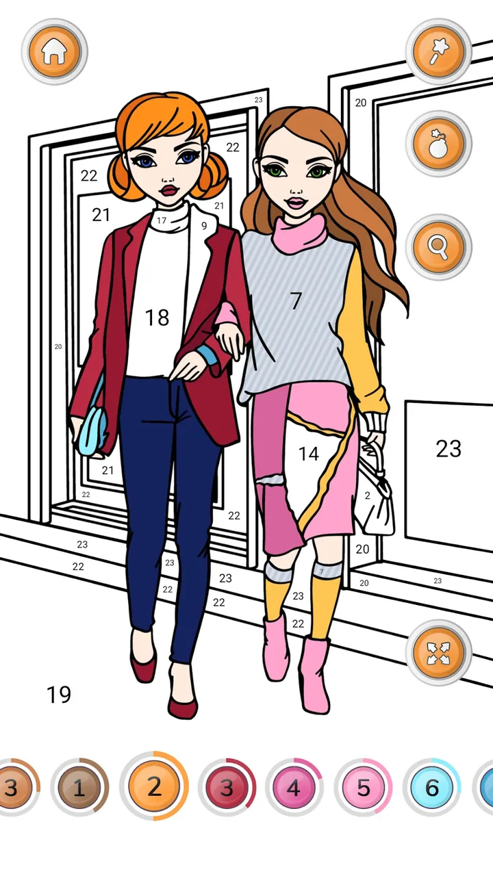 Girls Coloring Book for Girls Screenshot 6
