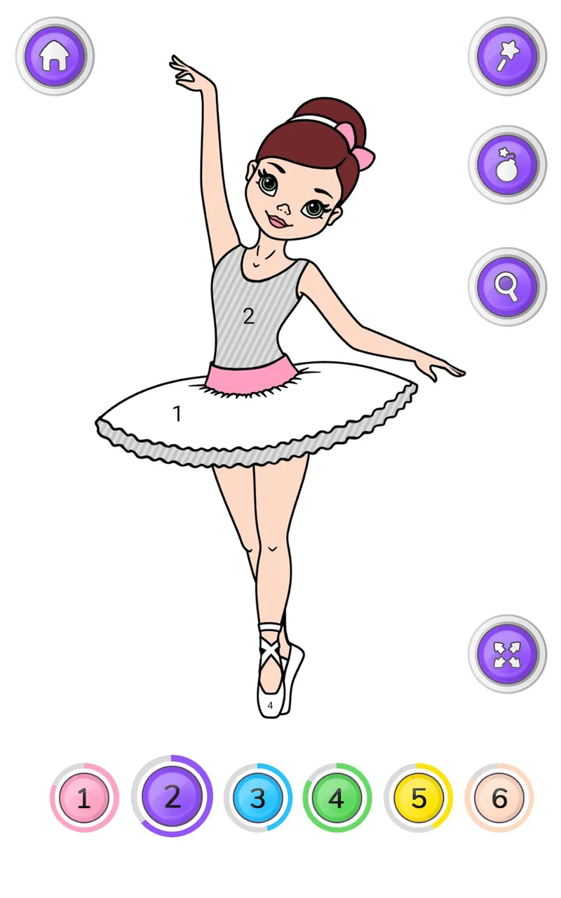 Girls Coloring Book for Girls Screenshot 7