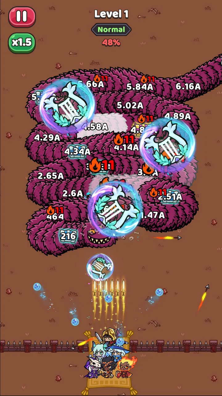 Heroes vs Crazy Wiggler Screenshot 3