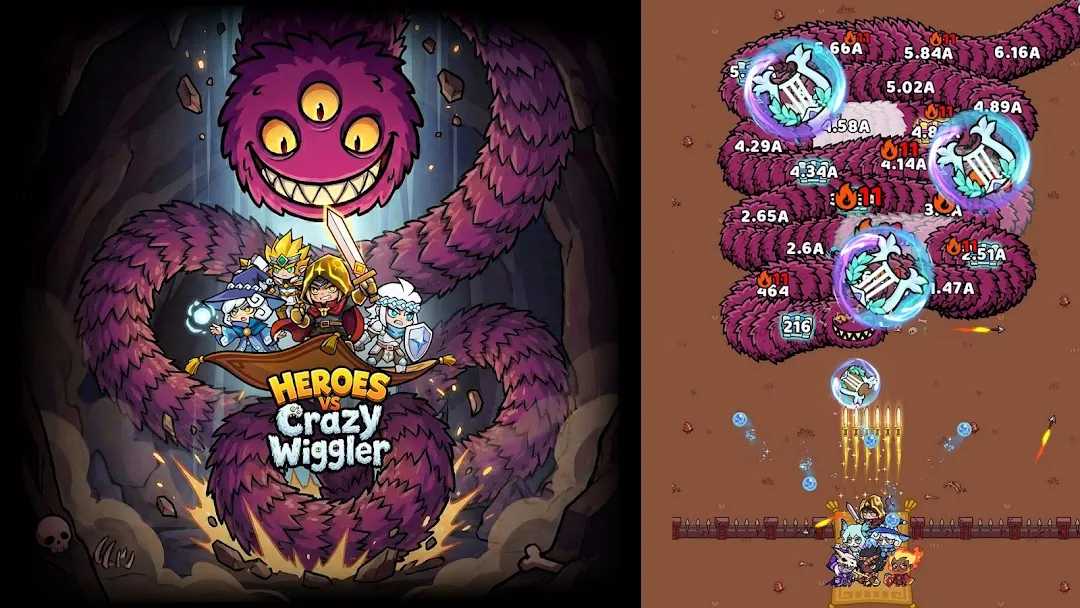 Heroes vs Crazy Wiggler Screenshot 7