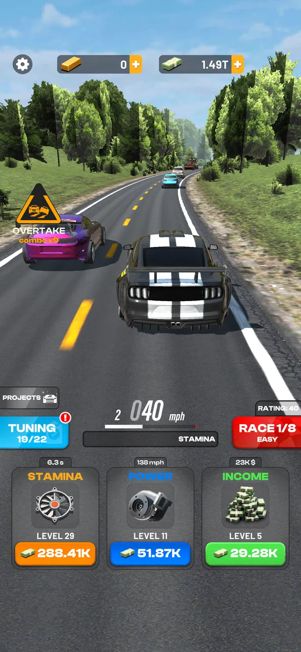 Highway Overtake Car Racing Screenshot 2