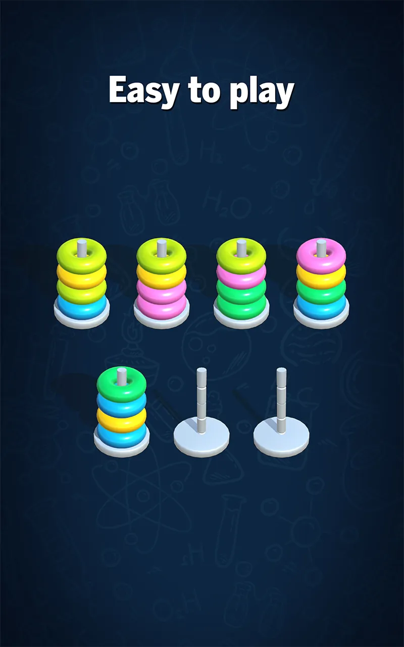 Hoop Sort Puzzle: Color Ring Screenshot 3