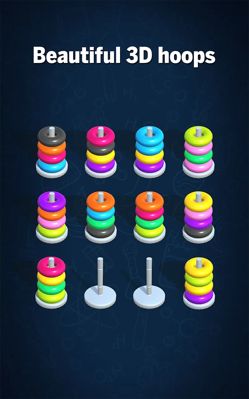 Hoop Sort Puzzle: Color Ring Screenshot 5