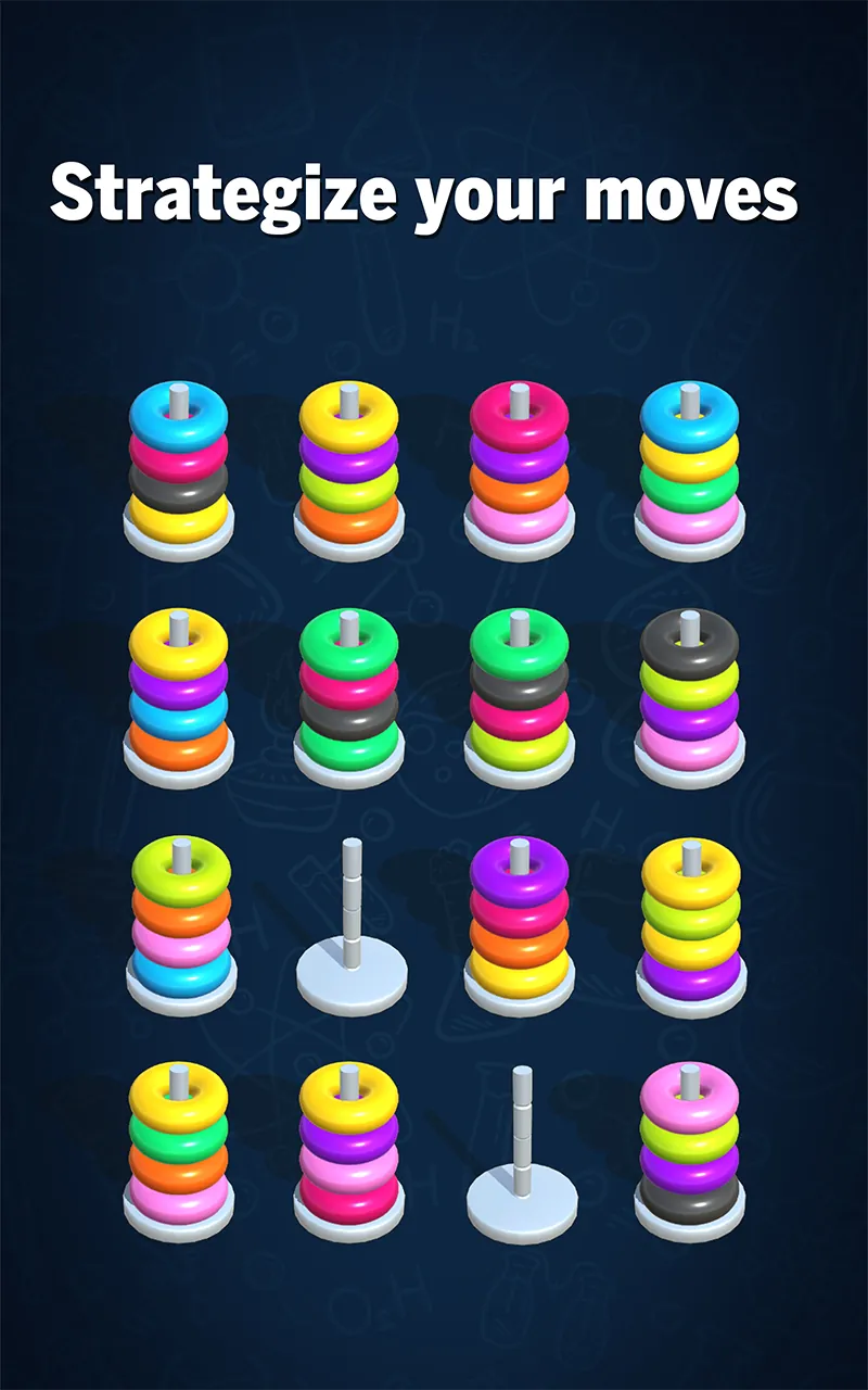Hoop Sort Puzzle: Color Ring Screenshot 6