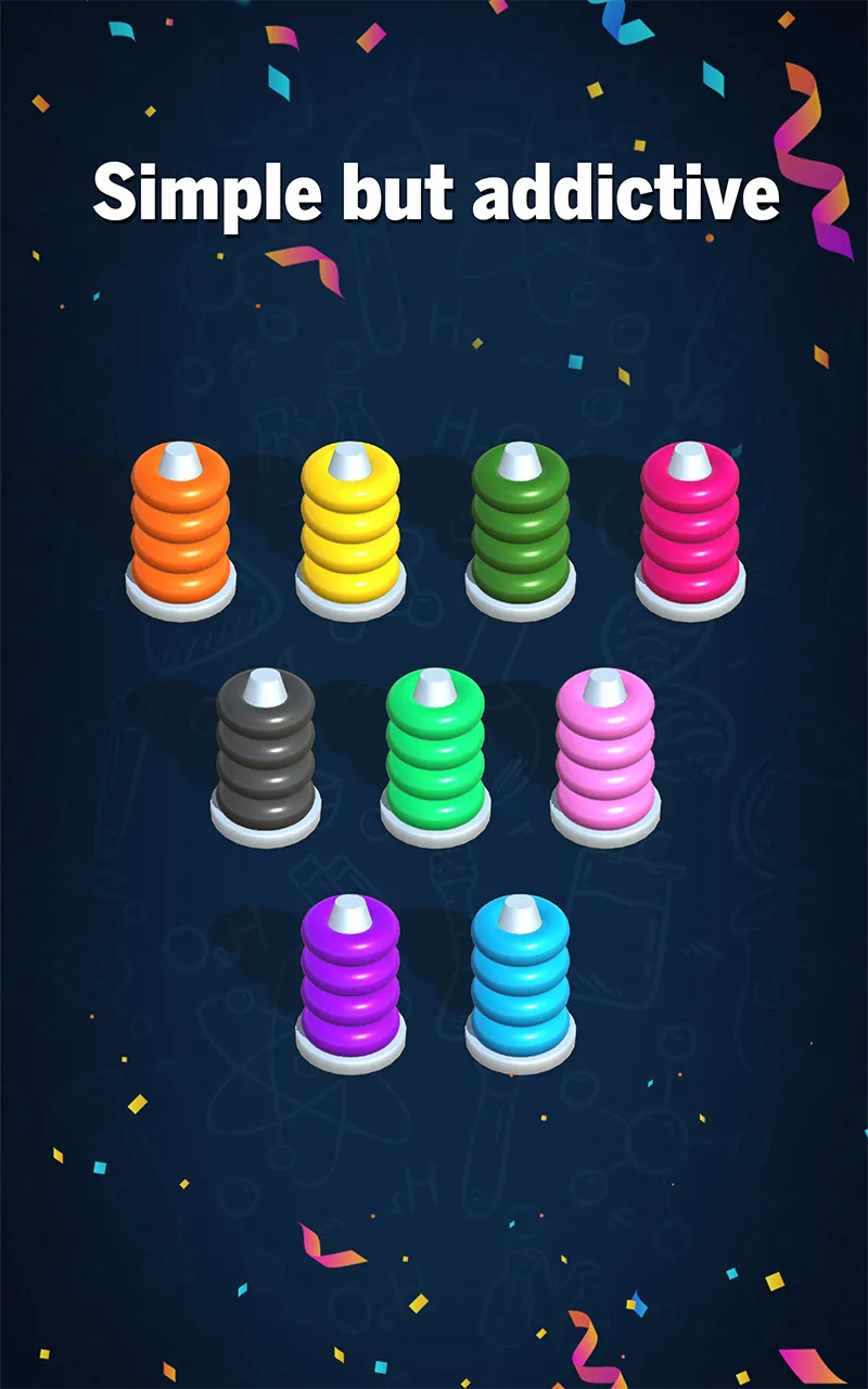 Hoop Sort Puzzle: Color Ring Screenshot 7