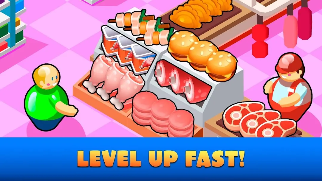 Idle Supermarket Tycoon Screenshot 2