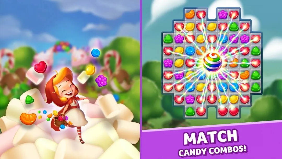 Lollipop & Marshmallow Match3 Screenshot 6