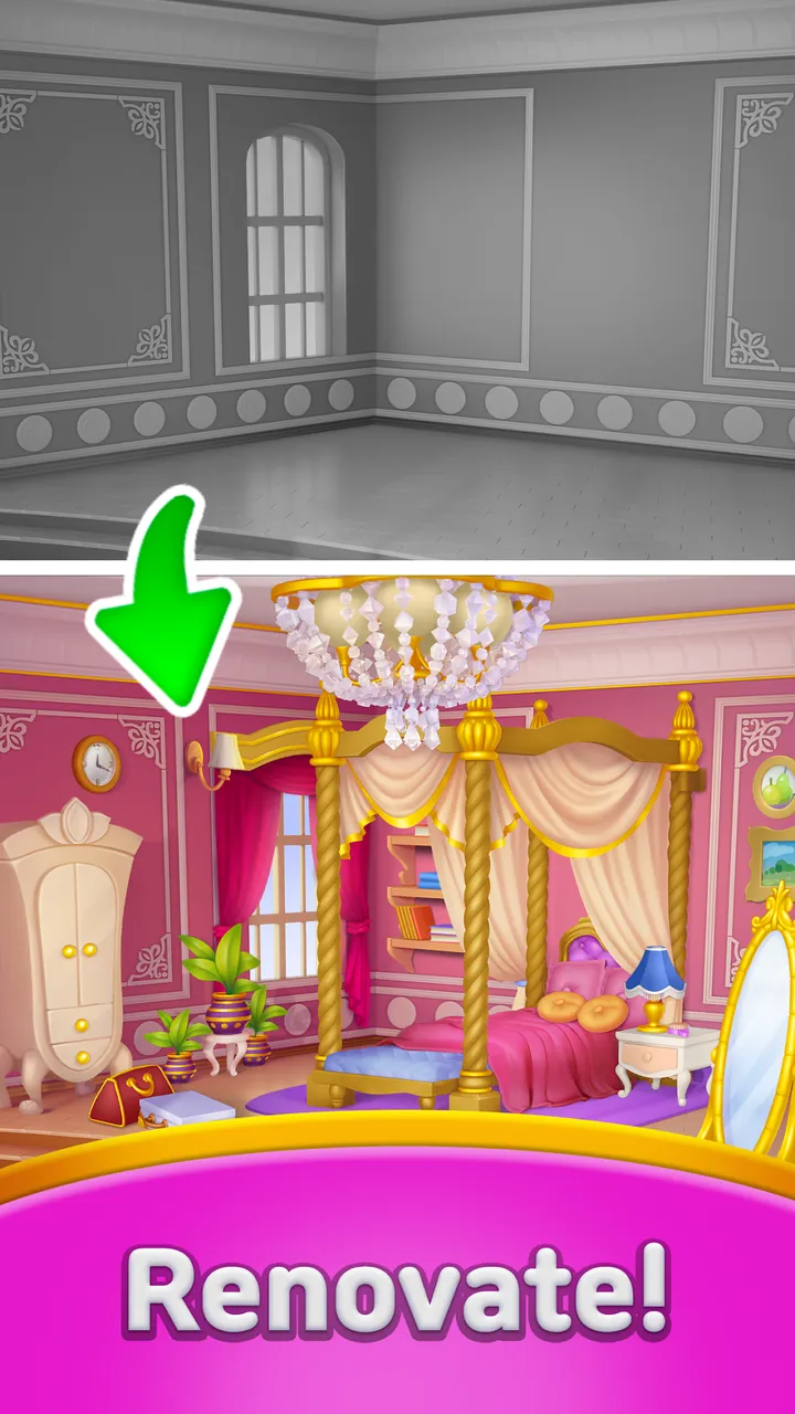 Merge Hotel : Makeover Design Screenshot 3