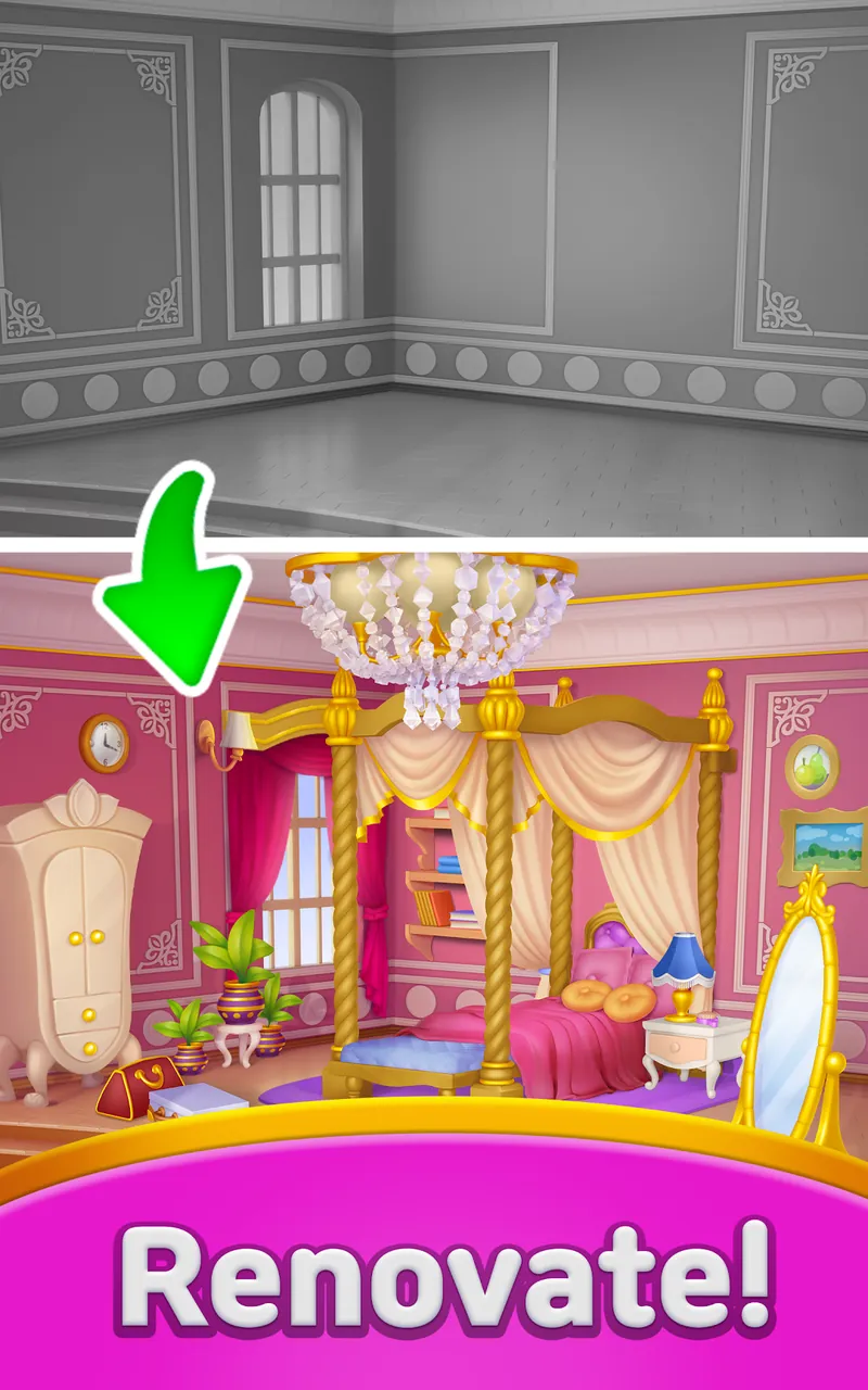 Merge Hotel : Makeover Design Screenshot 7