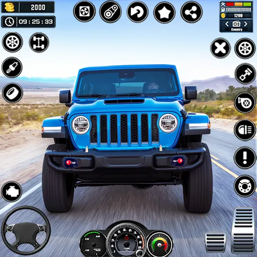 Offroad Jeep Driving Games 3D Screenshot 1