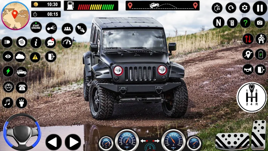 Offroad Jeep Driving Games 3D Screenshot 2