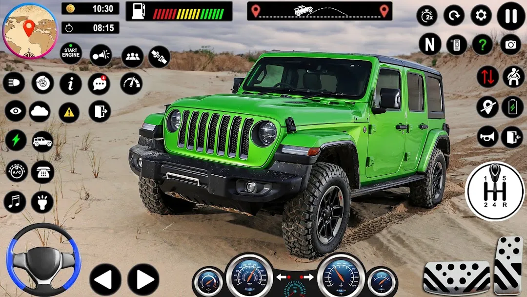 Offroad Jeep Driving Games 3D Screenshot 6