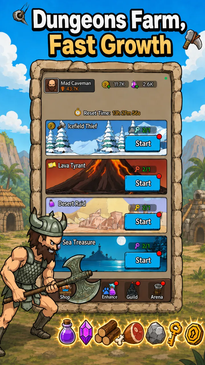 Primitive Loot Go Screenshot 5