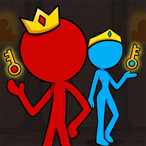 Red and Blue Stickman 2 Screenshot 1