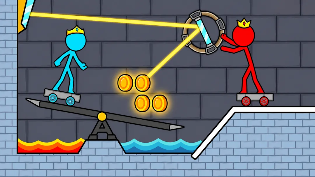Red and Blue Stickman 2 Screenshot 3