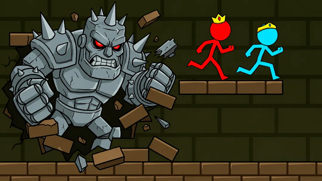 Red and Blue Stickman 2 Screenshot 4