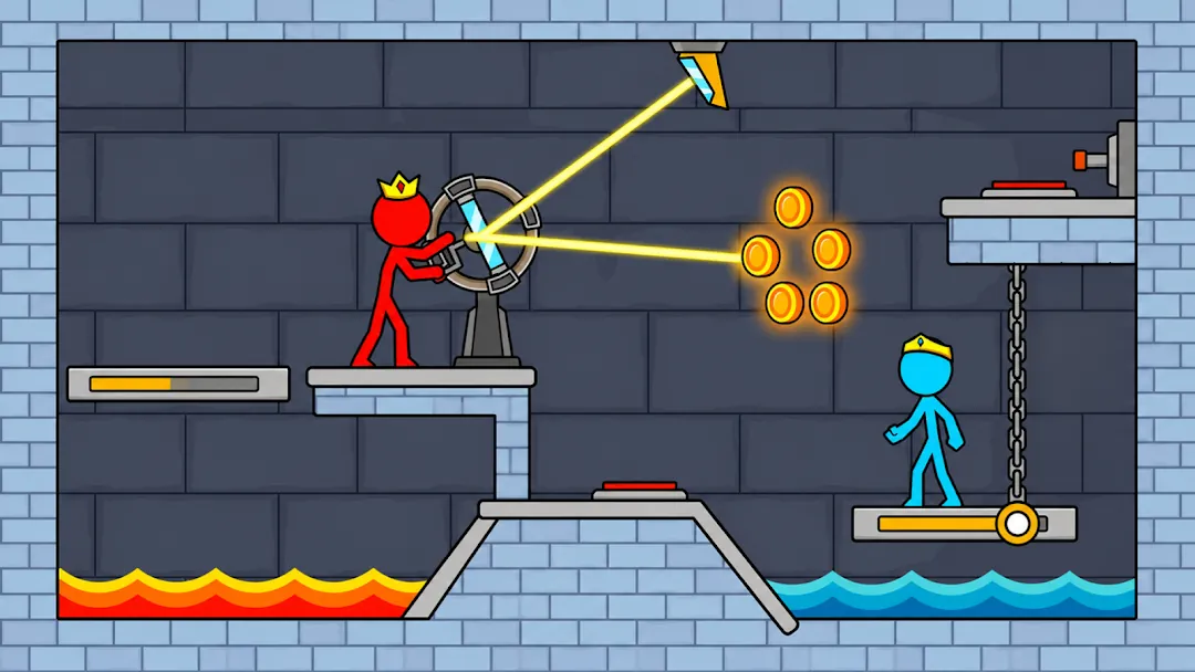 Red and Blue Stickman 2 Screenshot 5