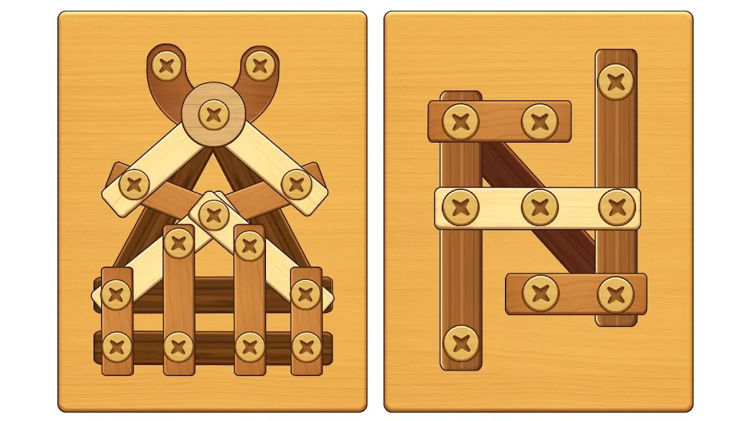 Screw Puzzle: Wood Nut & Bolt™ Screenshot 8