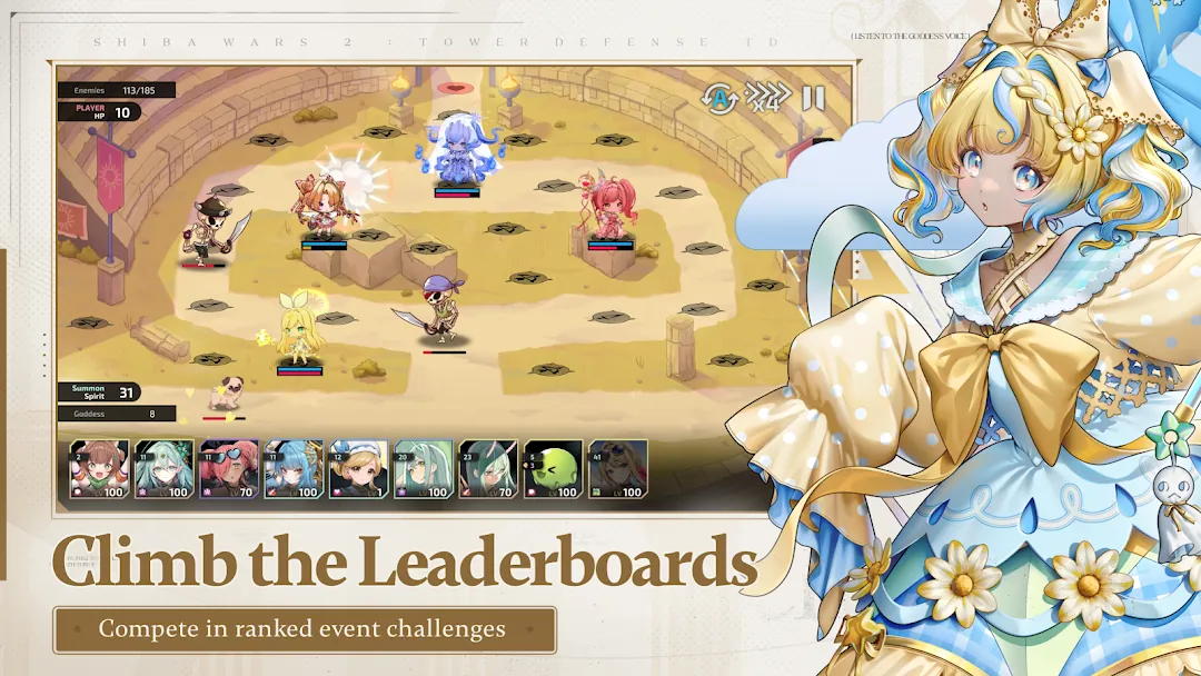 Shiba Wars: Goddess Link TD Screenshot 4
