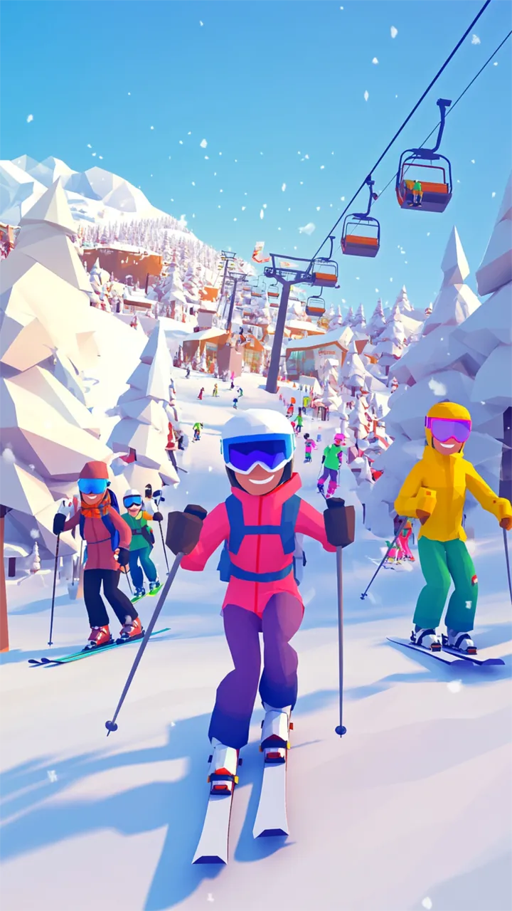 Ski Resort: Idle Snow Tycoon Screenshot 2