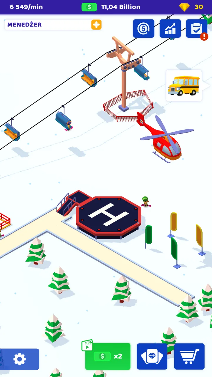 Ski Resort: Idle Snow Tycoon Screenshot 3
