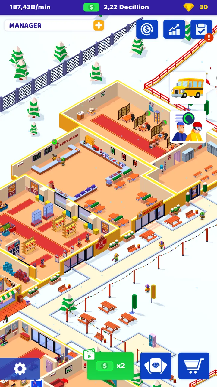 Ski Resort: Idle Snow Tycoon Screenshot 5