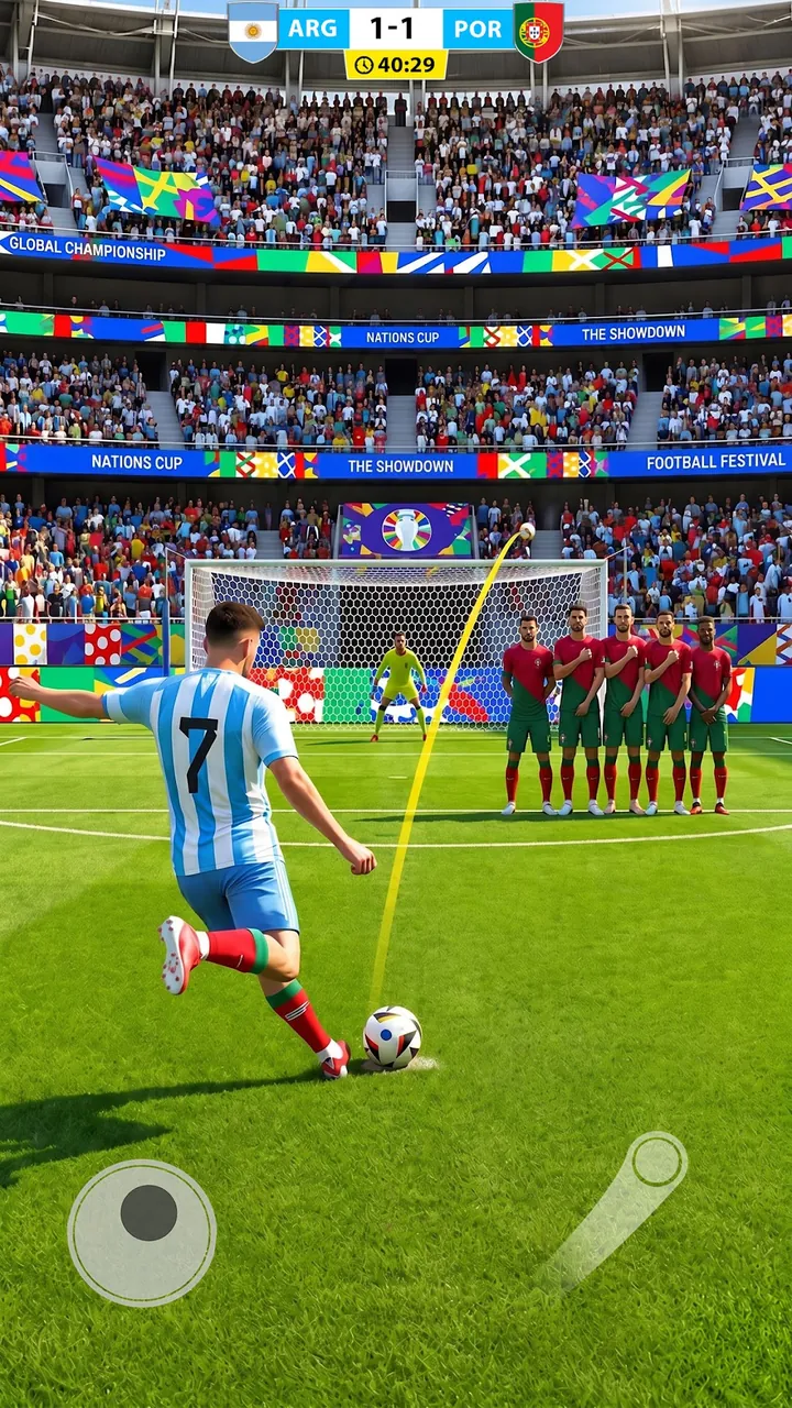 Soccer Kicks Strike Game Screenshot 2
