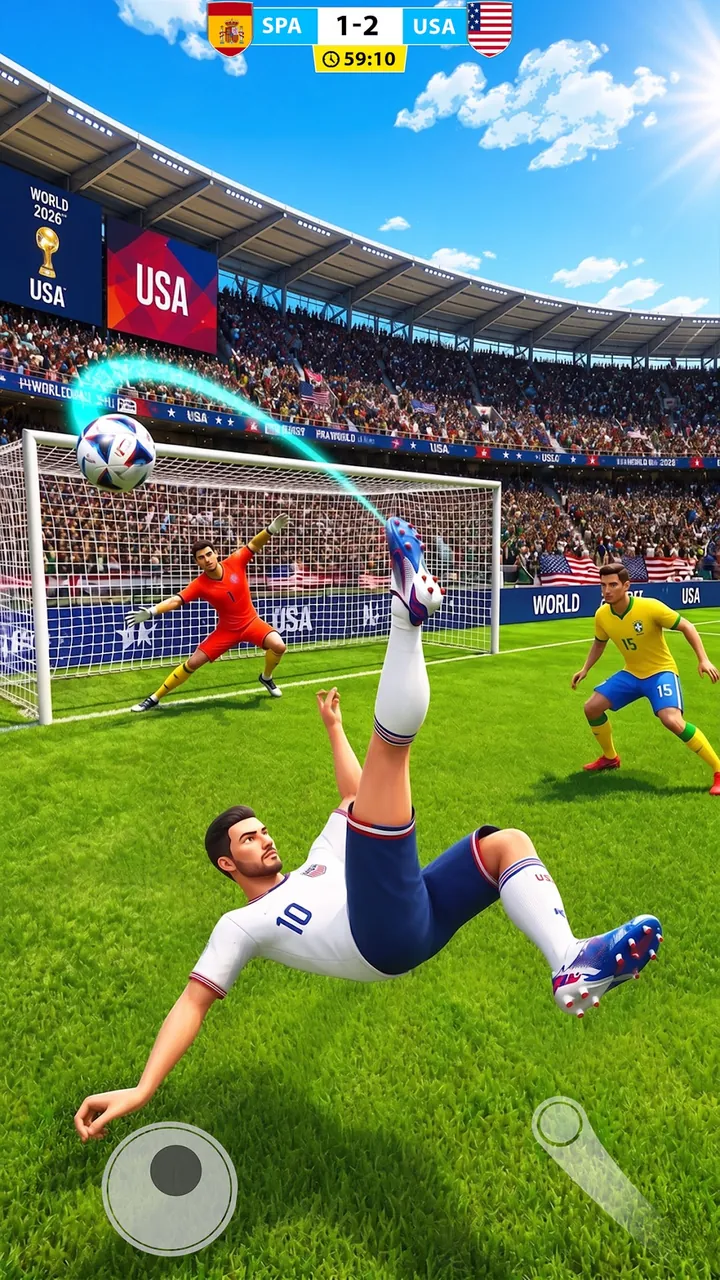 Soccer Kicks Strike Game Screenshot 3