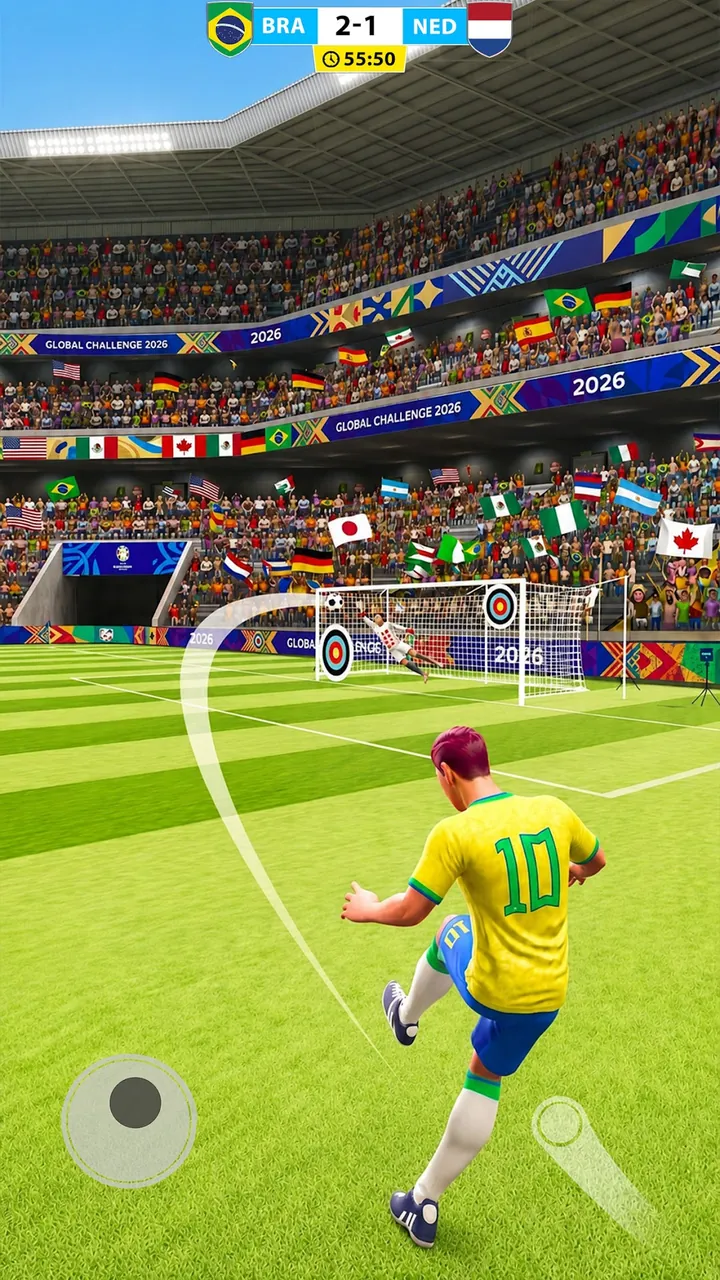 Soccer Kicks Strike Game Screenshot 4