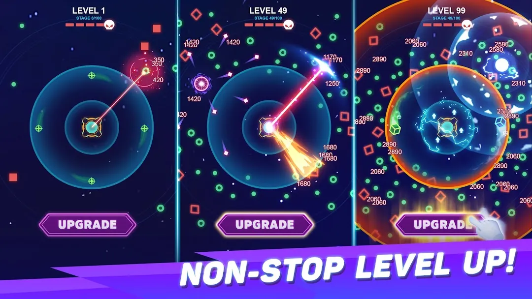Space War: Idle RPG Defense Screenshot 2