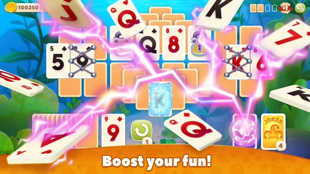 Undersea Solitaire Tripeaks Screenshot 5