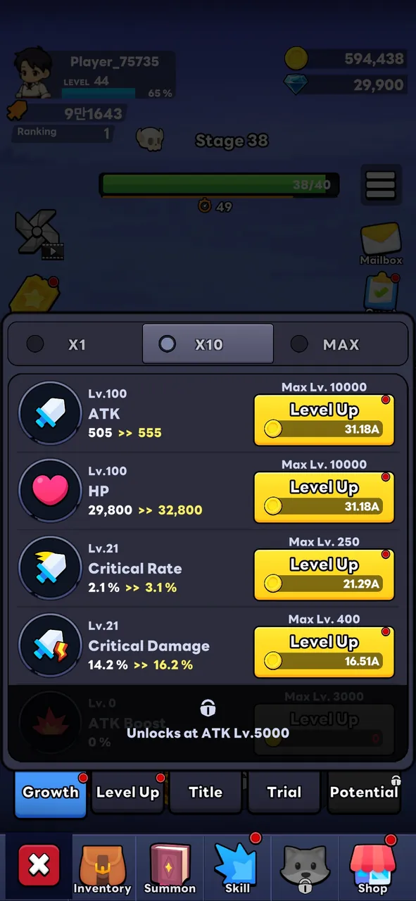 Webtoon Hero: Idle RPG Screenshot 6