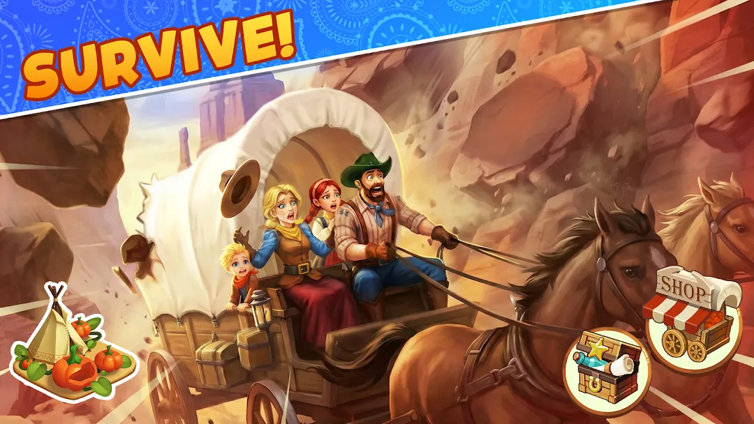 Westward Farm: Family Escape Screenshot 3