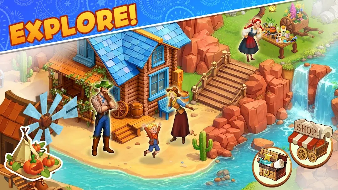 Westward Farm: Family Escape Screenshot 4