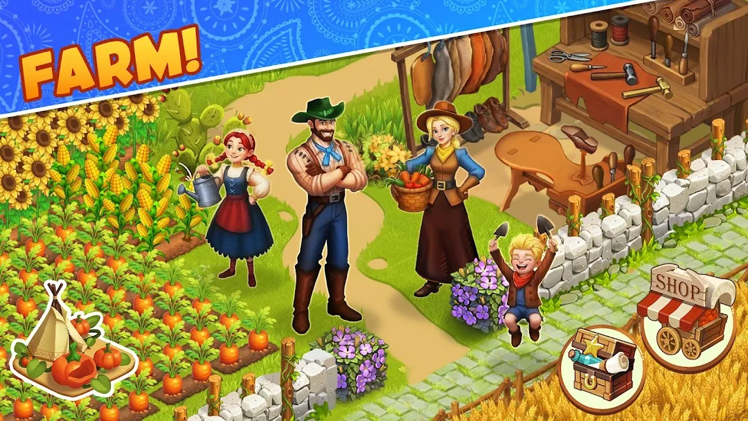 Westward Farm: Family Escape Screenshot 5